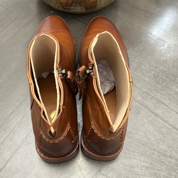 FRANCO SARTO NEMI WOMENS LEATHER BOOTIES ANKLE BOOTS - Picture 8 of 14